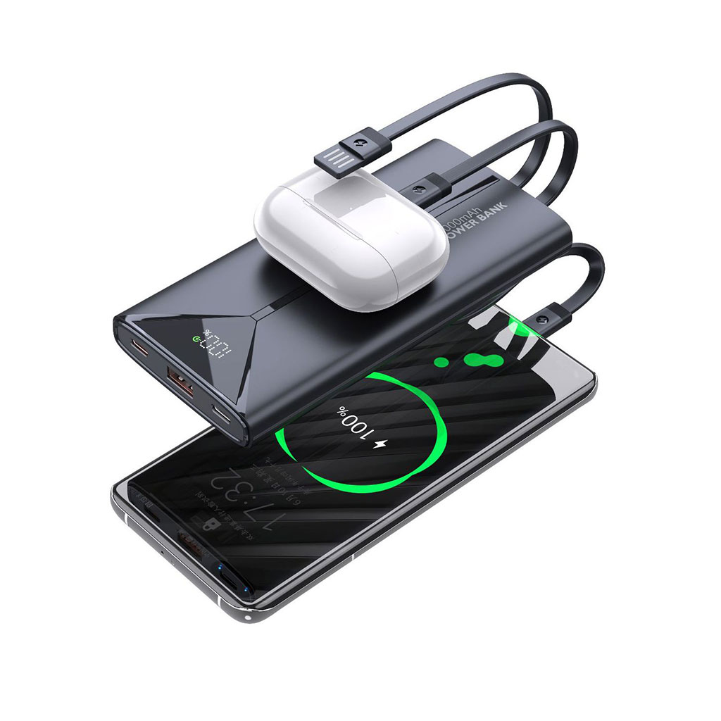 پاوربانک تبلیغاتی 10000 میلی آمپری کد PB-108 - تصویر 4